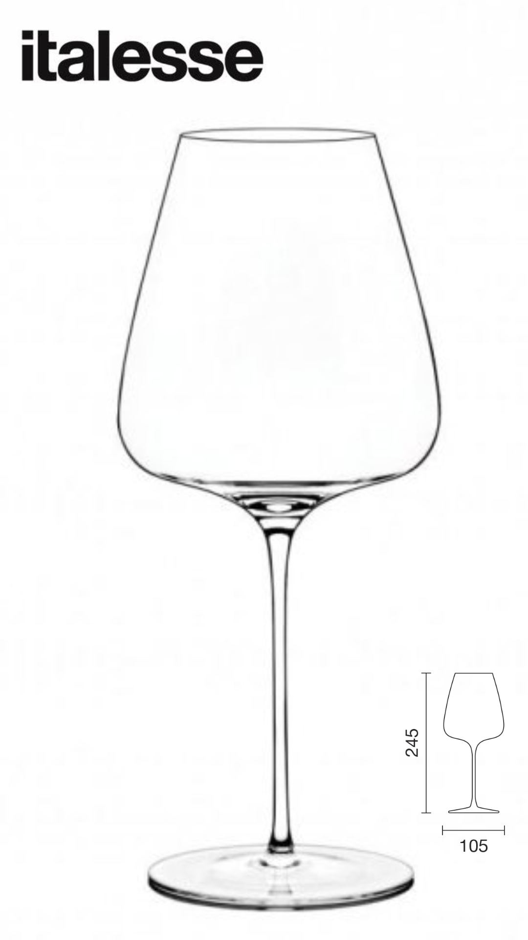 image of T-made 70 Wine Glass Designed by Italesse
